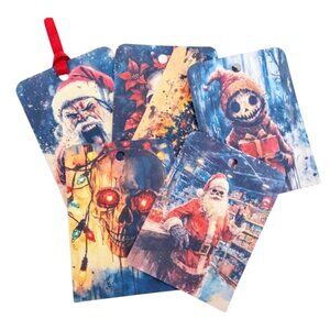 18 Pc Set! Creepy Christmas Gothic Horror Gift Tags